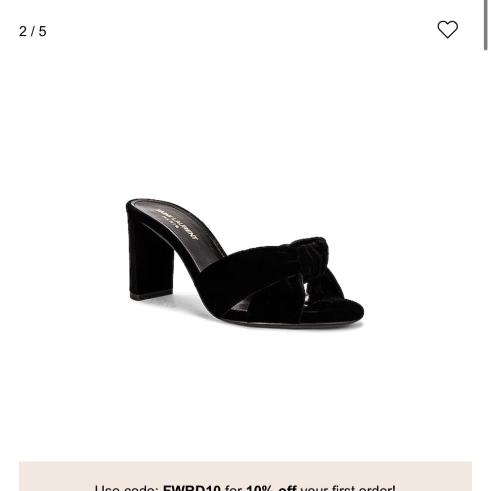 YSL 75 mule